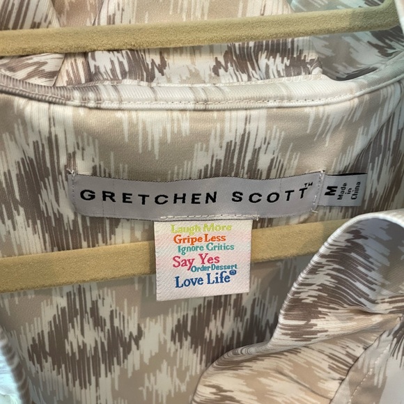 Gretchen Scott Boutique Ruffneck Sleeveless Dress Medium NWOT - Picture 2 of 2